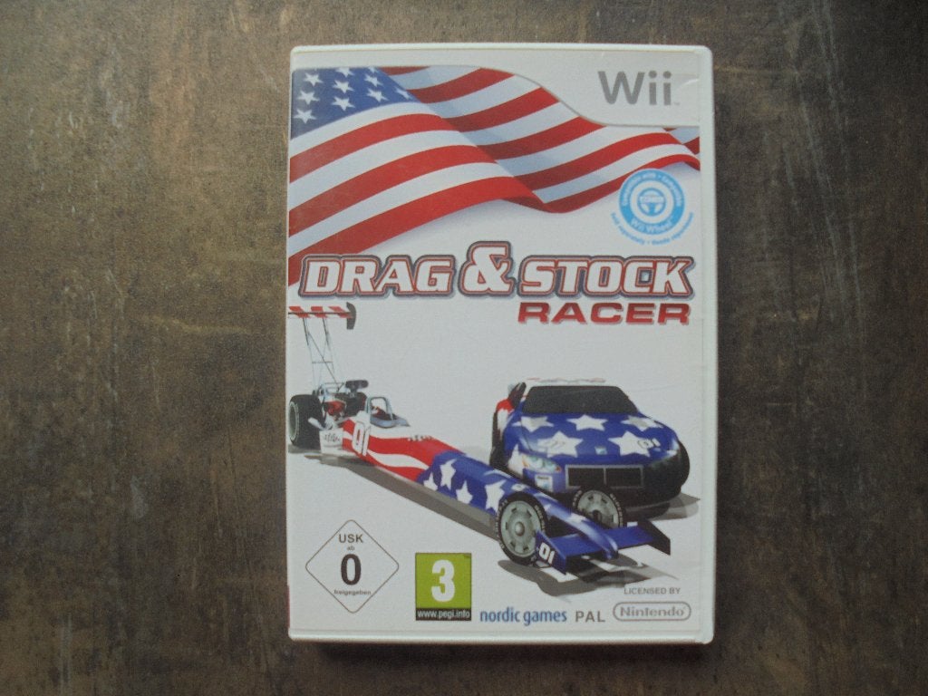 Drag & Stock Racer voor Wii (zie foto's), Consoles de jeu & Jeux vidéo, Enlèvement ou Envoi, 1 joueur, Course et Pilotage, Utilisé