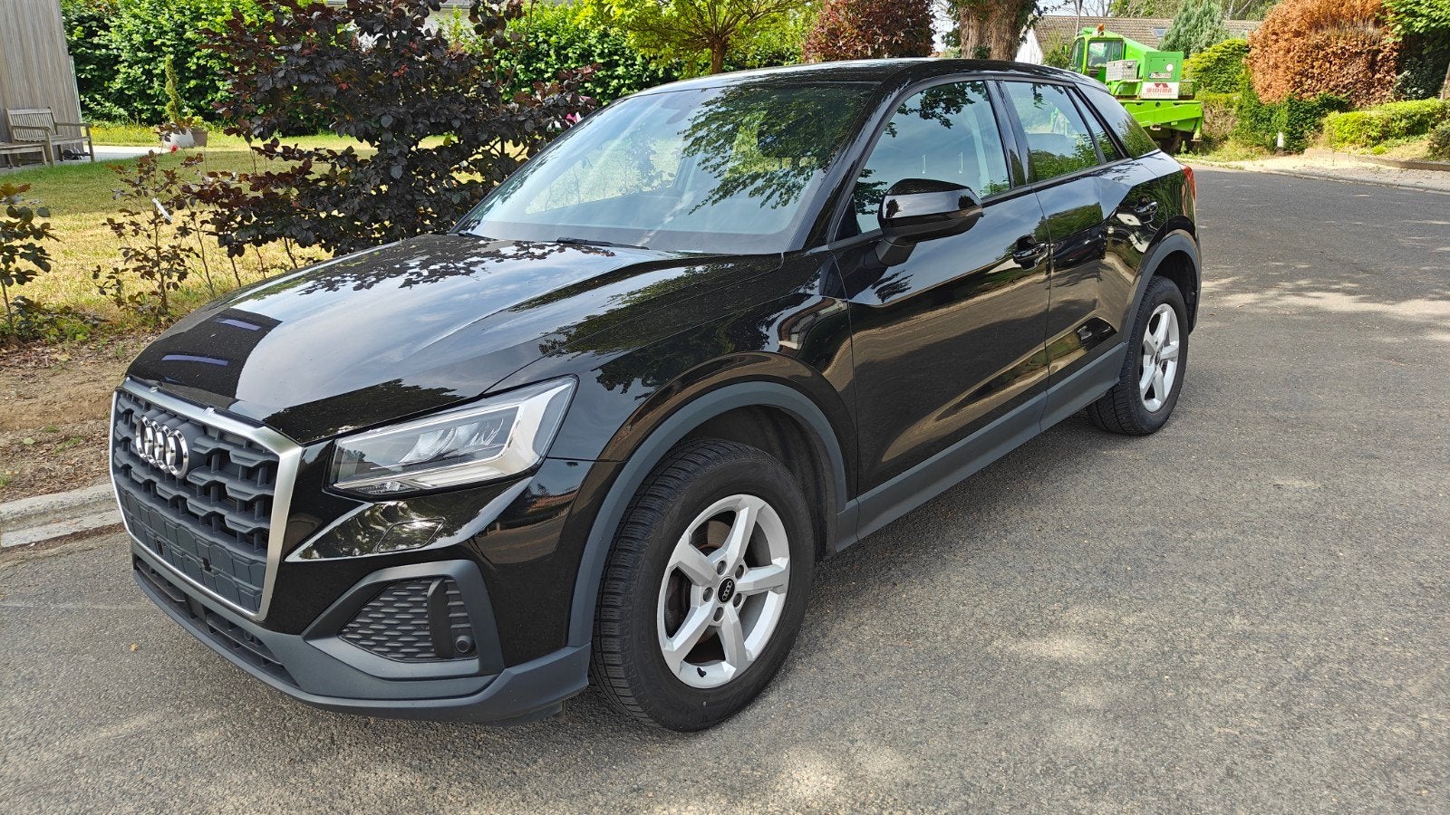 Audi Q2, Auto's, Automaat, Stof, 4 cilinders, Zwart