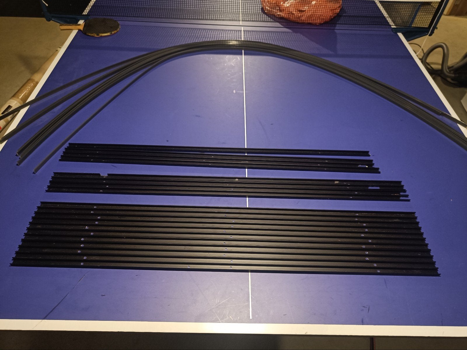 Alu LED profiel en afdekkap zwart 14 meter, Enlèvement, Utilisé, Noir