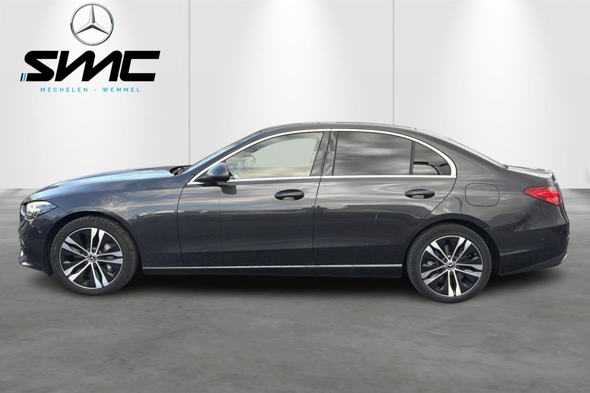 Mercedes-Benz C-klasse C 300 e Luxery Line, Auto's, 4 deurs, Zwart, 4 cilinders, 2080 kg