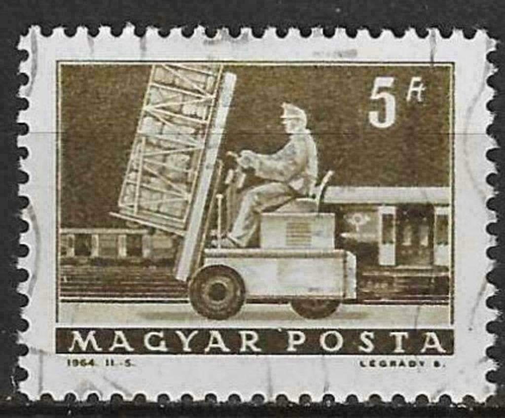 Hongrie 1963-1972 - Yvert 1573 - Série en cours (ST), Envoi, Affranchi
