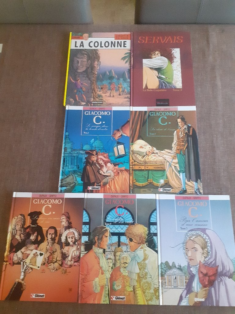 7 strips HC franstalig, Meerdere stripboeken, Ophalen of Verzenden, Zo goed als nieuw