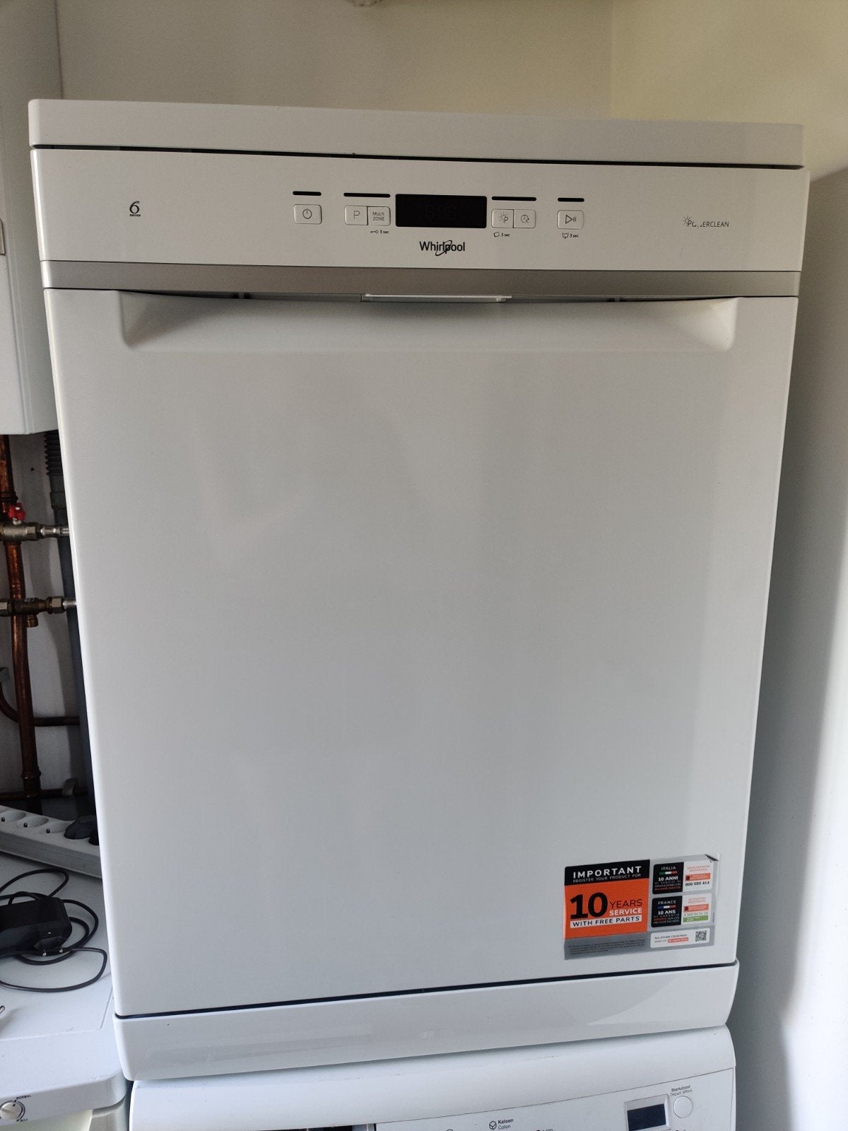 Whirlpool vaatwasser 

Afwasmachine, Ophalen, Zo goed als nieuw, Vrijstaand