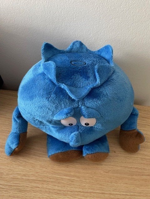 Blauwe bosbes knuffel nieuwstaat, Enlèvement ou Envoi