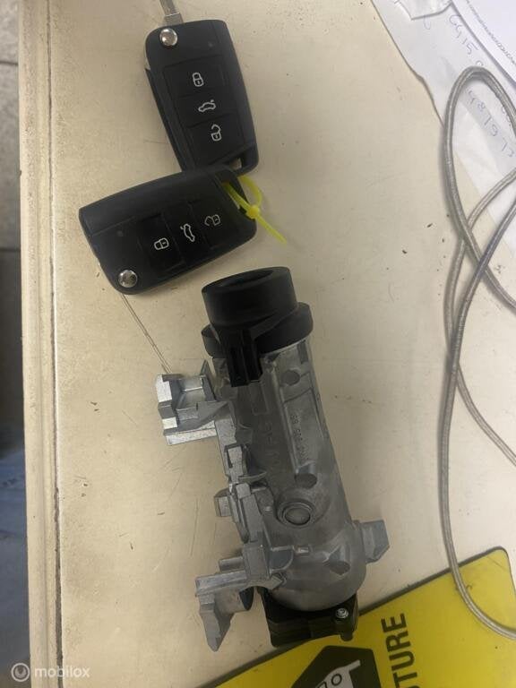 Volkswagen Contactslot sleutels volkswagen seat 1k0905851, Enlèvement ou Envoi, Volkswagen, Utilisé, Volkswagen