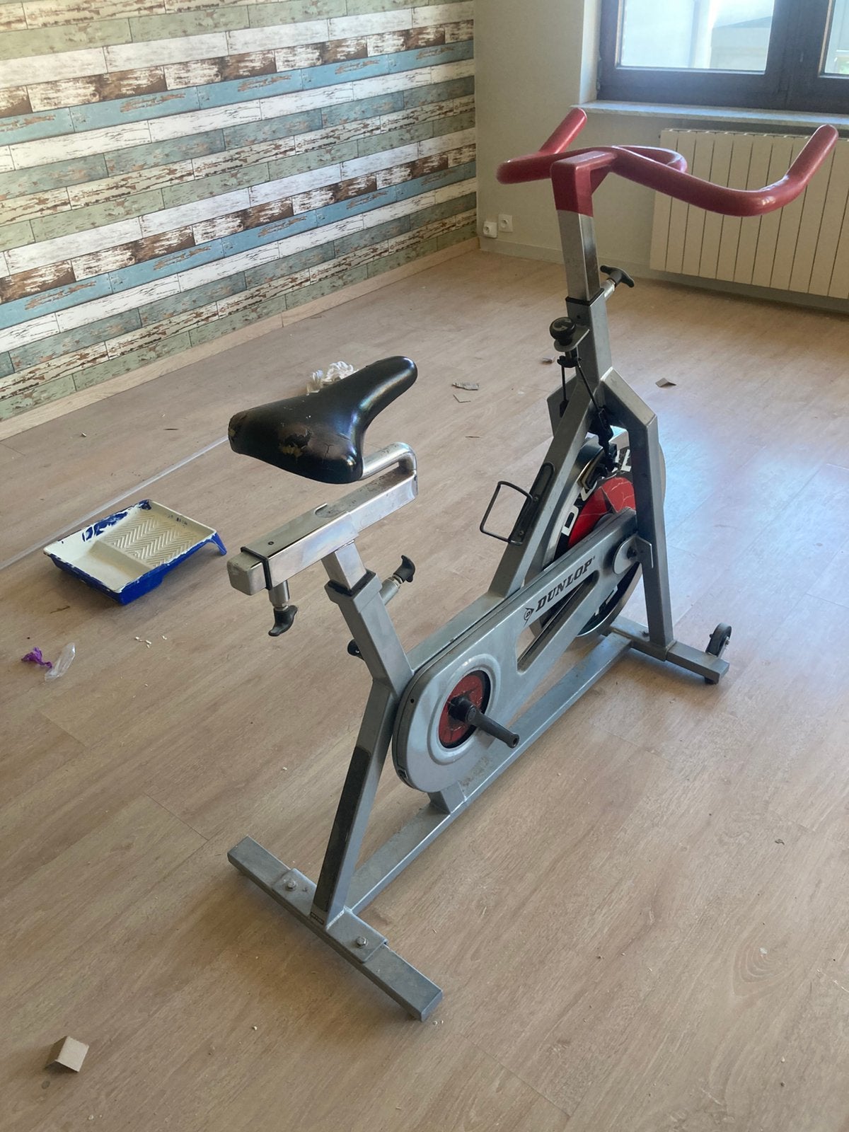 Velo de spinning dunlop, Sports & Fitness, Enlèvement, Utilisé, Métal, Vélo de spinning