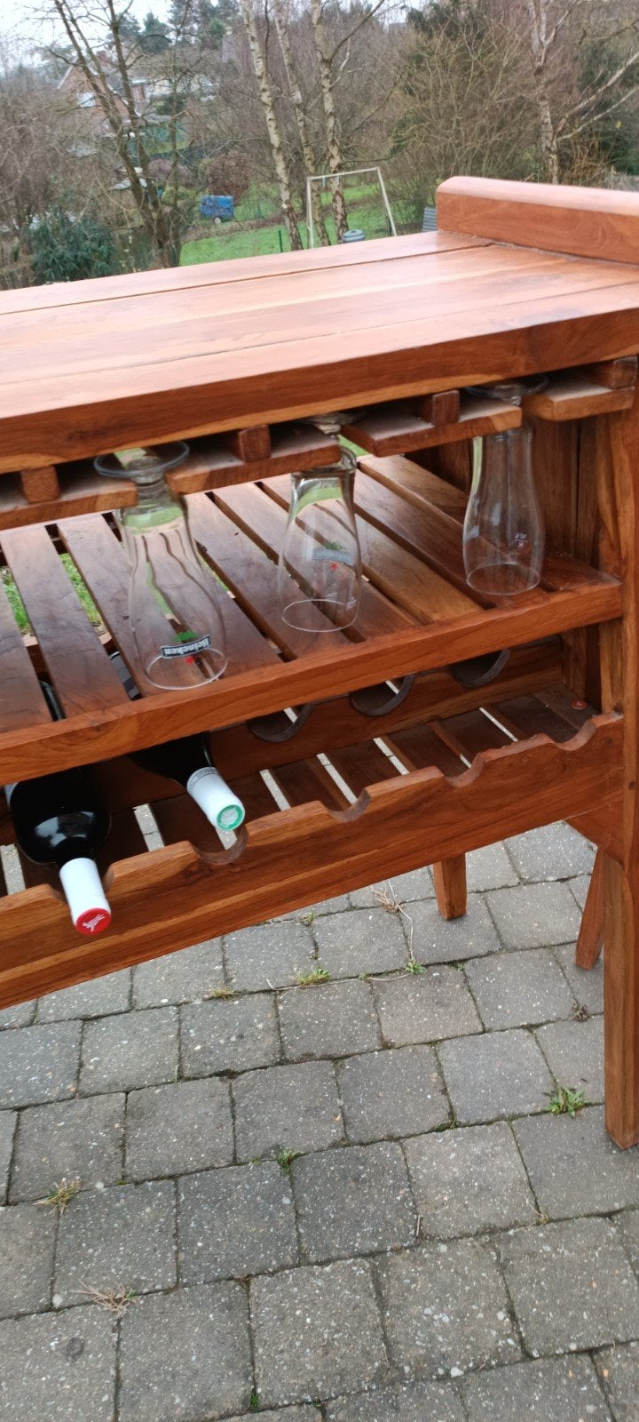 Bar en teck naturel, Enlèvement, Bois