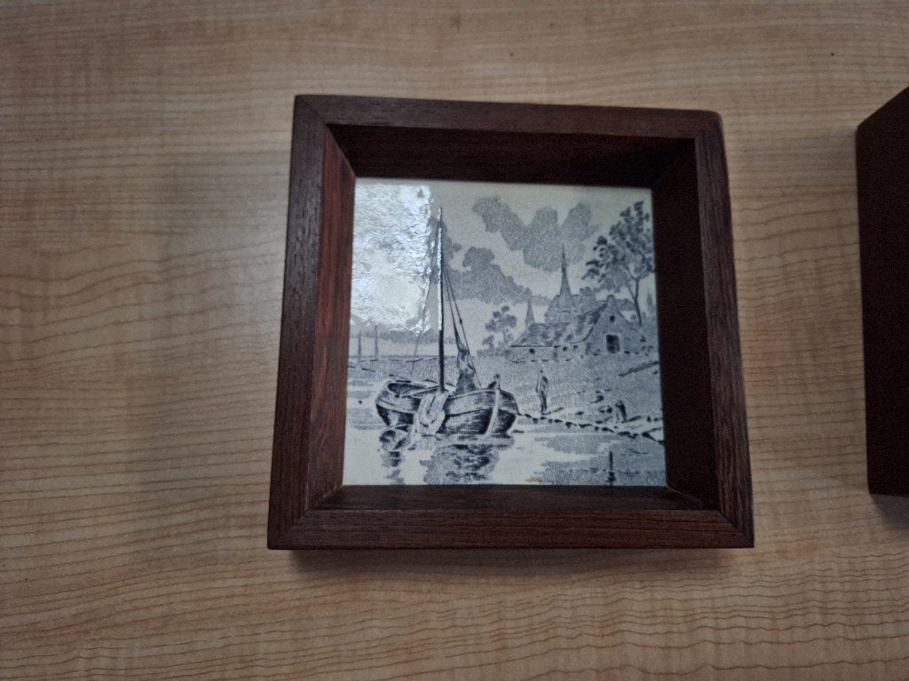tegeltje boot wandtegel, Antiek en Kunst, Ophalen of Verzenden