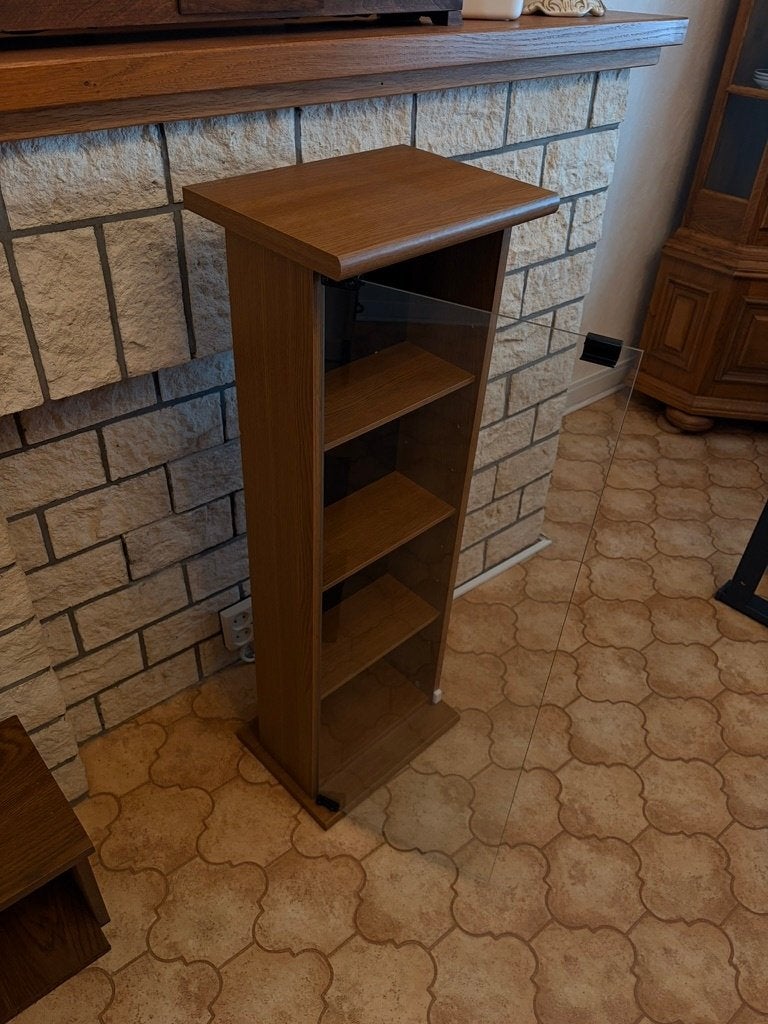 Petit meuble porte vitrée, 25 à 50 cm, Moins de 100 cm, Comme neuf, Enlèvement