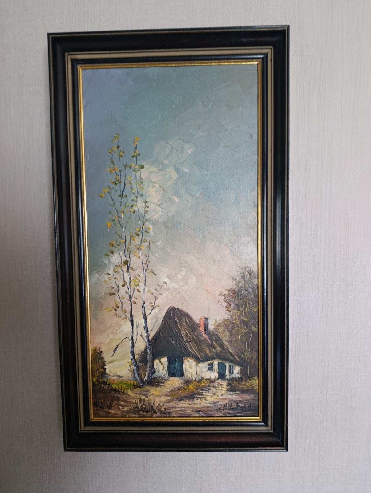 schilderij op doek, Antiek en Kunst, Ophalen, Doek
