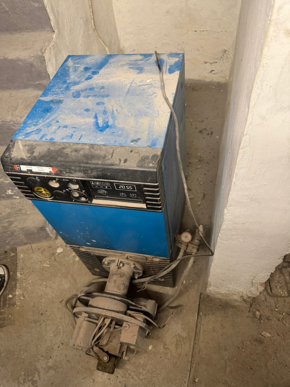 Mazout brander, Enlèvement, Utilisé