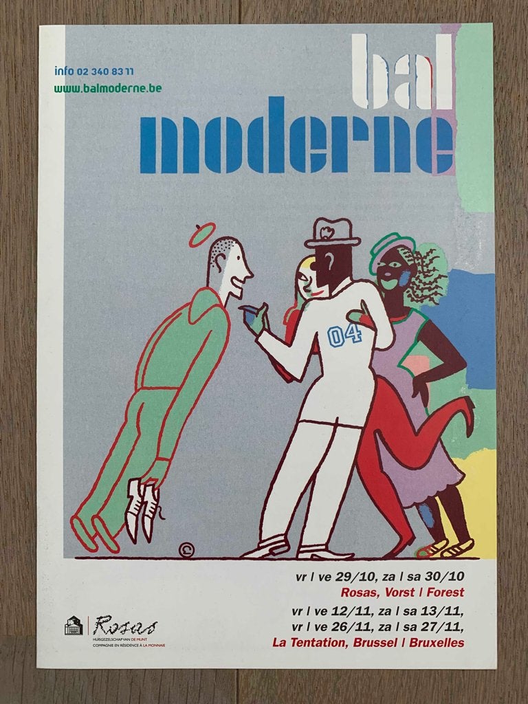 EVER MEULEN - folder Bal Moderne 2004 - Rosas * NIEUW, Ophalen of Verzenden, Nieuw, Gebruiksvoorwerp