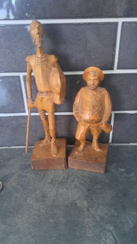 Figuren Don Quijote u. Sancho Panza fr t, Ophalen of Verzenden