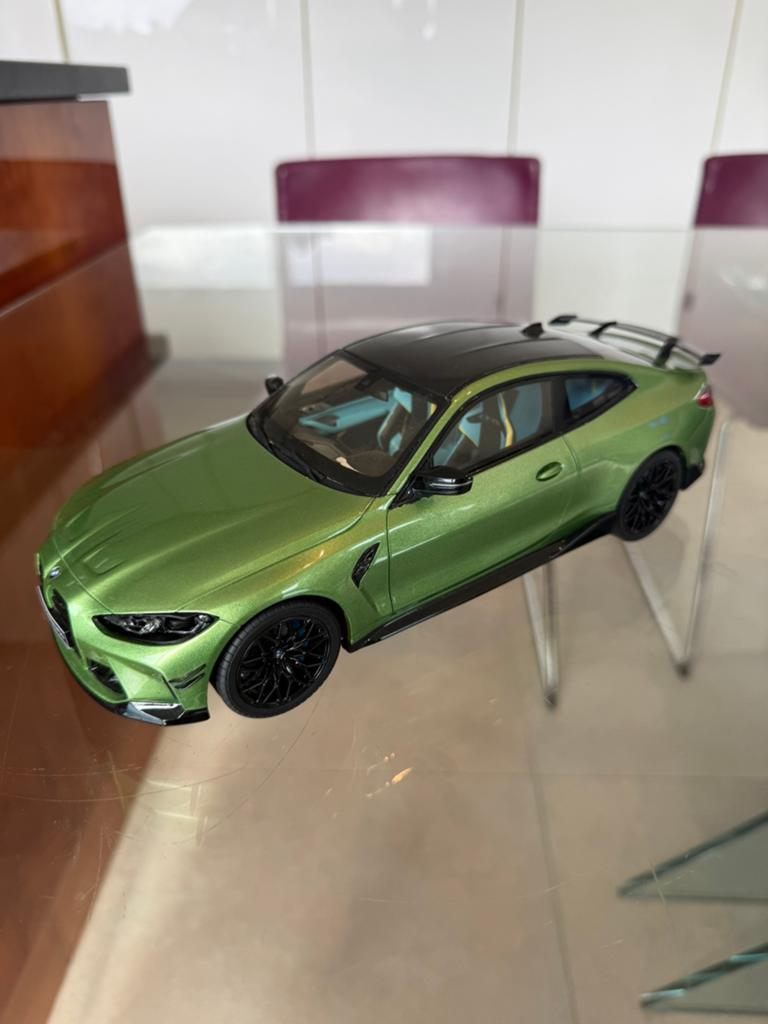 BMW M4 G82 Competition M Performance 1:18 GT Spirit GT367, Ophalen of Verzenden, Zo goed als nieuw, Auto, Overige merken