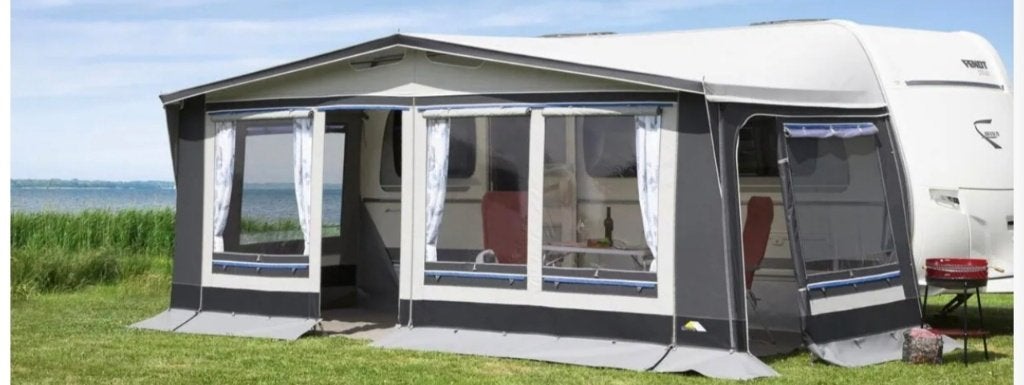 Auvent DWT Zelte Polo 300, Caravanes & Camping, Enlèvement, Neuf, Autres marques