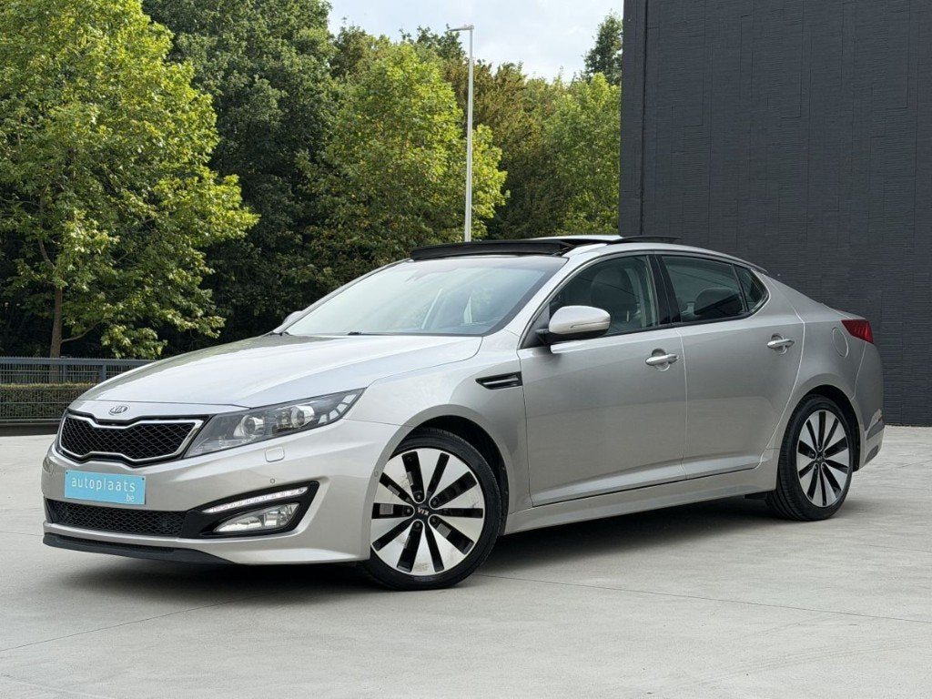 Kia Optima 1.7 CRDi Panorama Zetelkoeling Camera, 100 kW, USB, Zwart, 1685 cc
