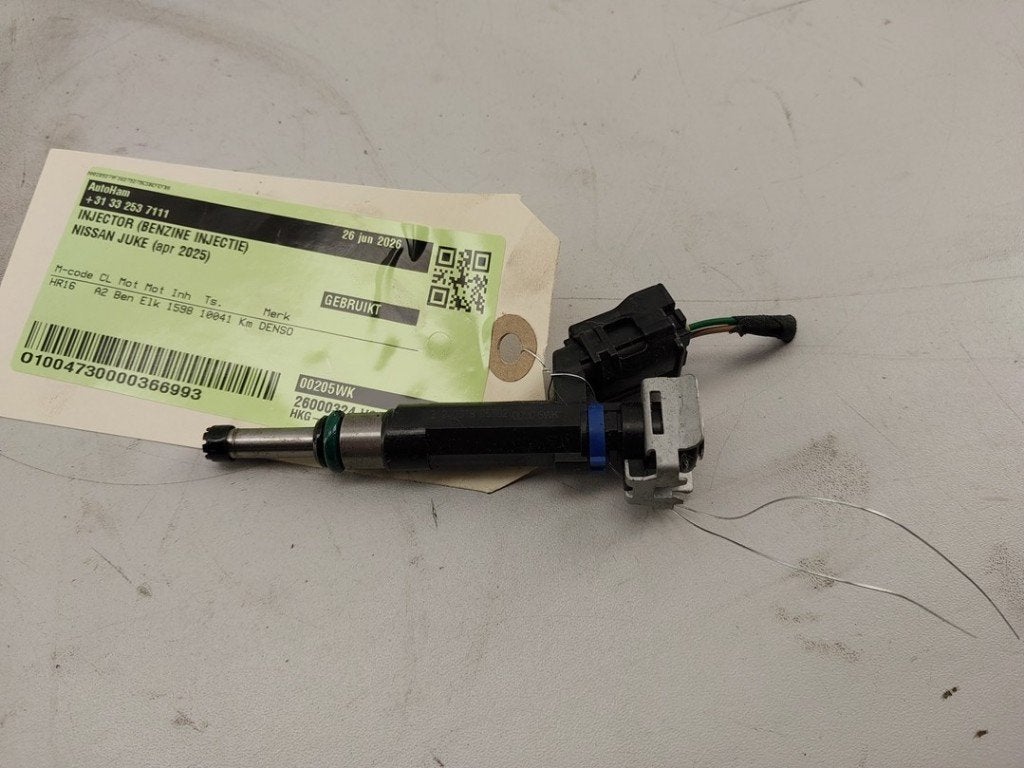 INJECTEUR Nissan Juke (F16) (|00205WK|166005WK0A|), DENSO EUROPE B.V., Info@denso.nl, Utilisé, Hogeweyselaan 165
1382 JL  Weesp, NL