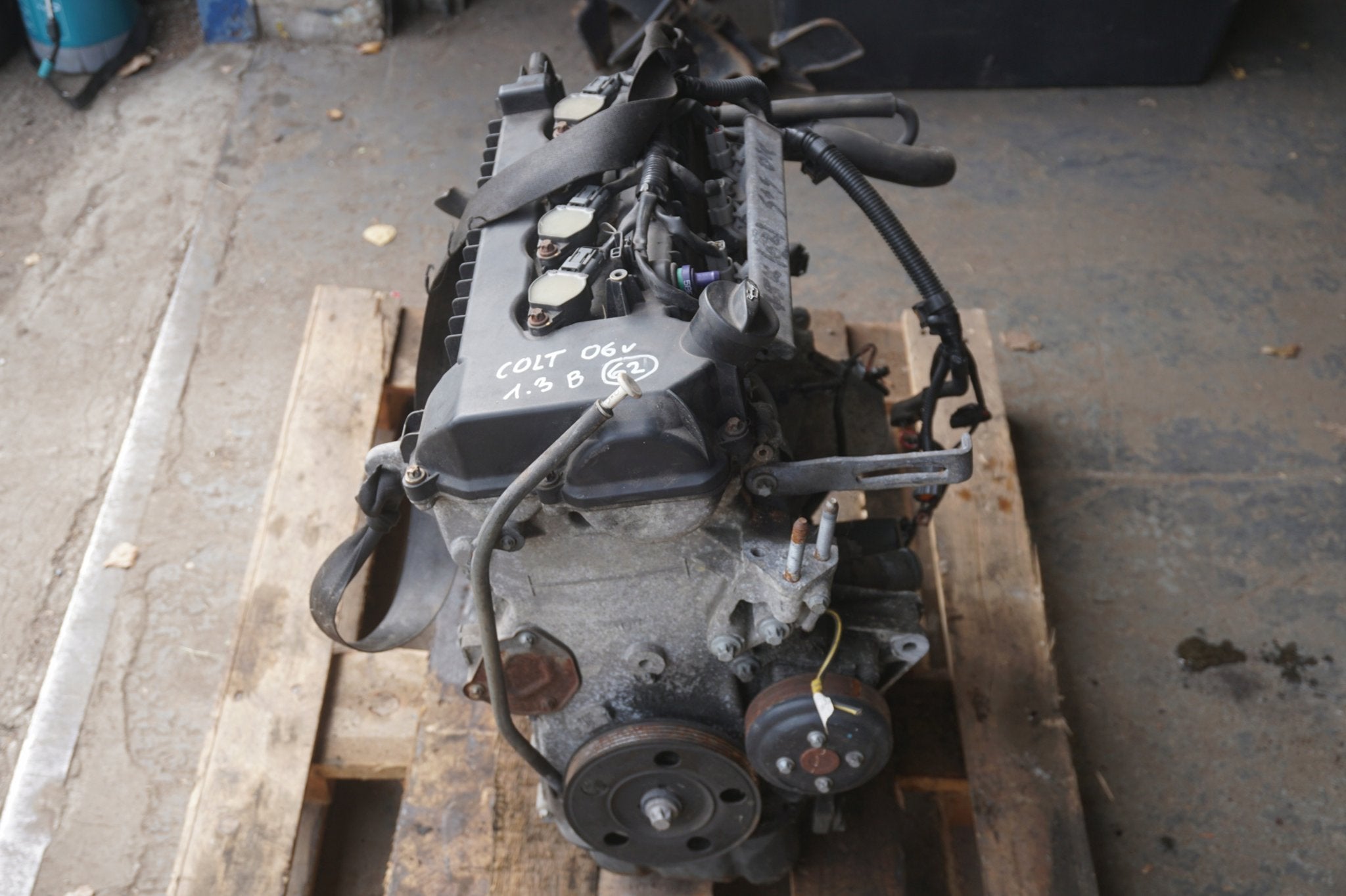 Moteur 4A90 Nu COLT MITSUBISHI, Envoi, Utilisé, Skoda