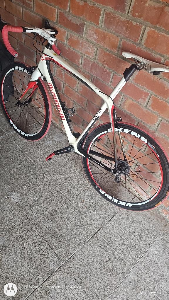 racefiets Musseeuw MC 6 met velgrem, Fietsen en Brommers, Gebruikt, Carbon, Heren, 57 tot 61 cm
