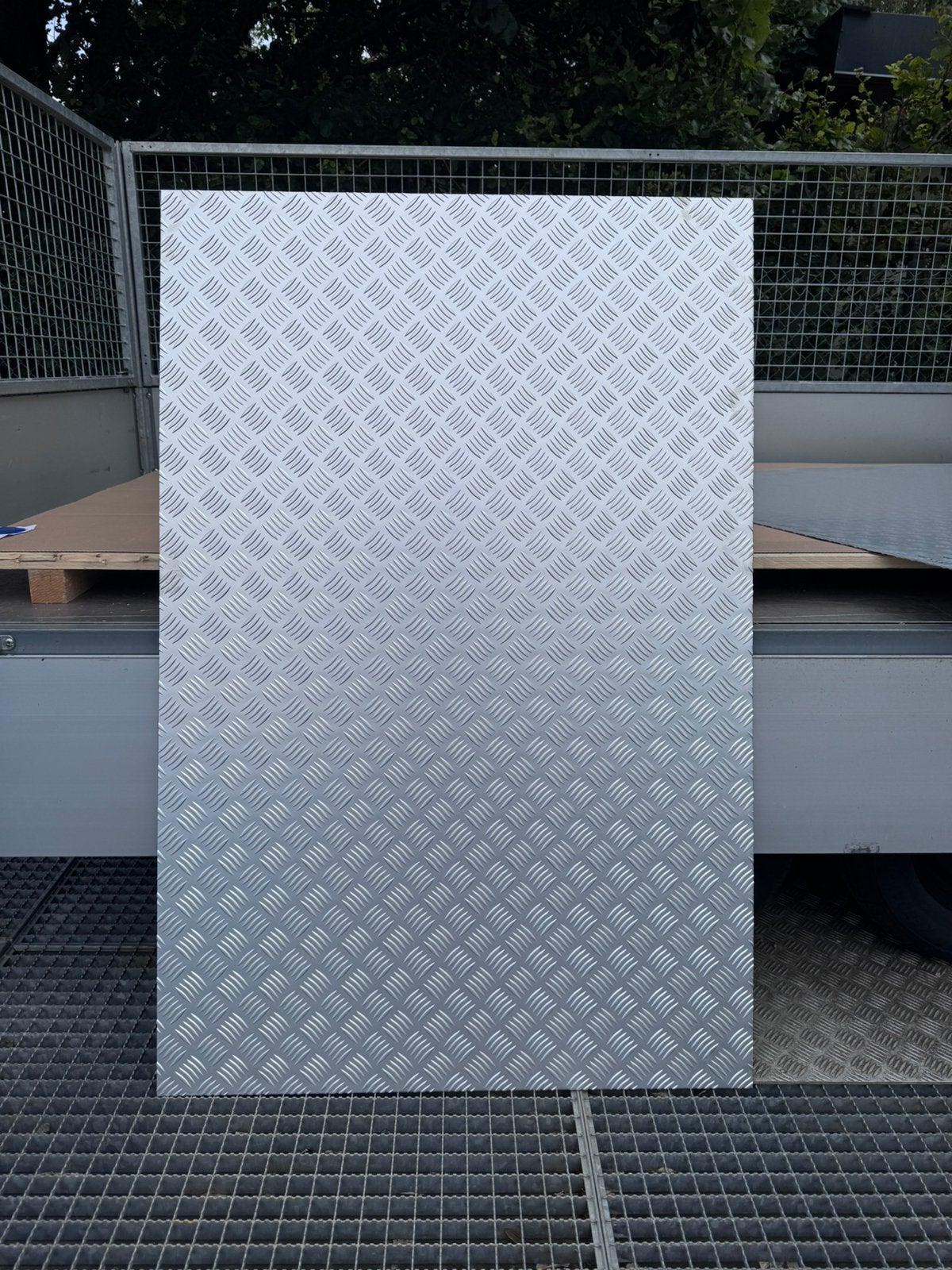 nieuwe aluminium traanplaten 150 cm x 92,5 cm 2,5/4 mm, Doe-het-zelf en Bouw, Ophalen, Nieuw, Aluminium