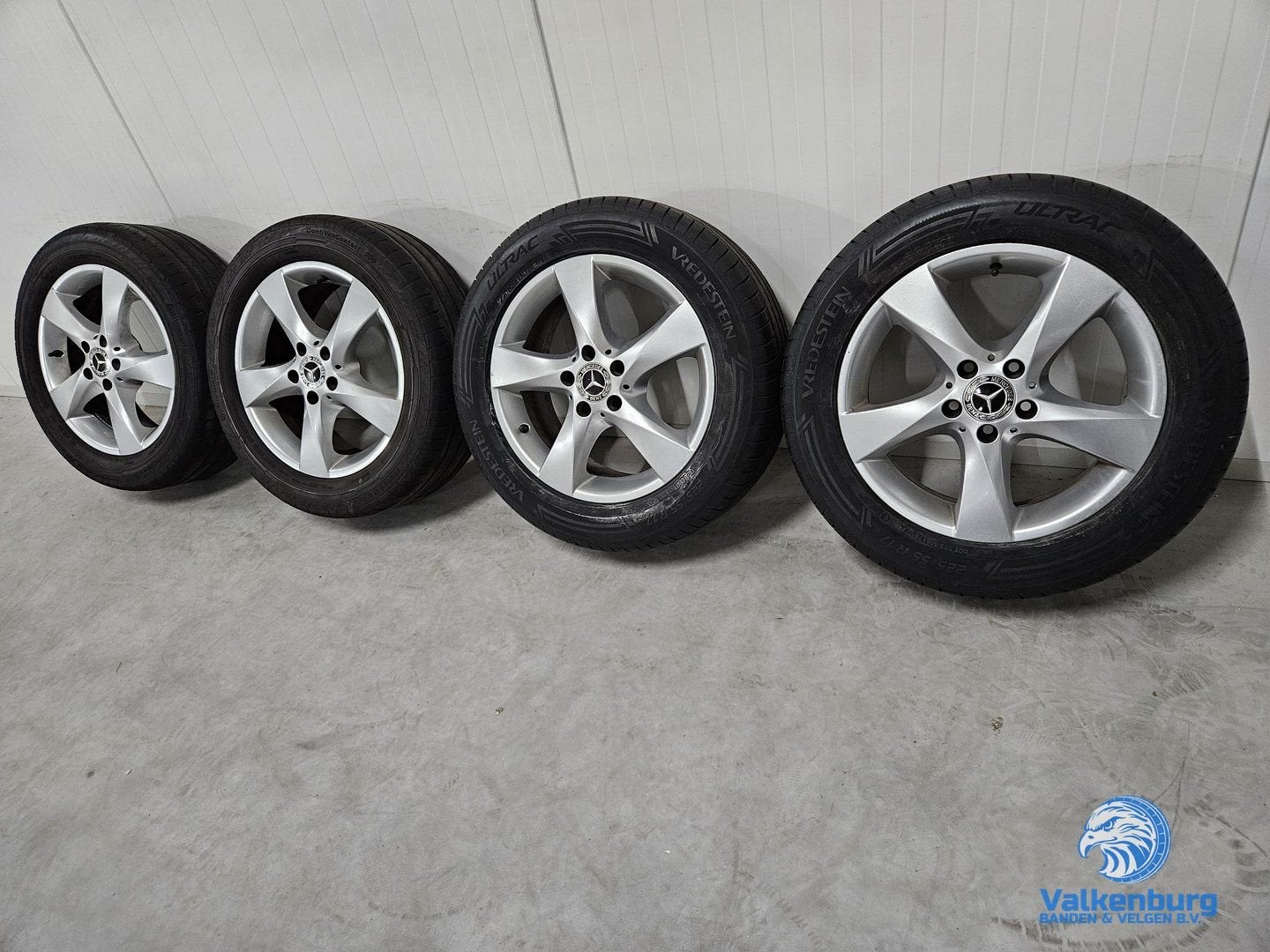 5-6mm! Originele Mercedes Vito V-Klasse W447 17 inch velgen, Pneus et Jantes, Pneus été, 17 pouces, Utilisé