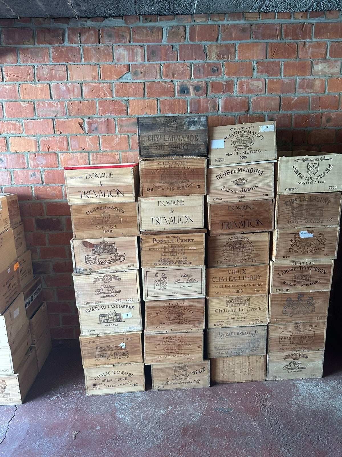 Mooie oude wijnkisten, Ophalen, Zo goed als nieuw