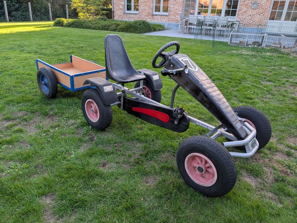 Berg gocart met aanhangwagen, Kinderen en Baby's, Ophalen, Zo goed als nieuw, Berg, Met kar of aanhanger