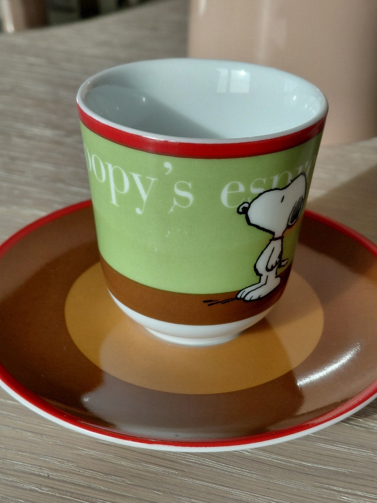 Espresso tas Best of Snoopy, Ophalen