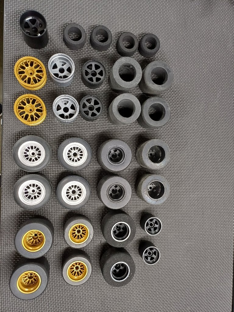 Lot Tamiya velgen, Hobby en Vrije tijd, Elektro, Ophalen of Verzenden, Zo goed als nieuw, Schaal 1:10