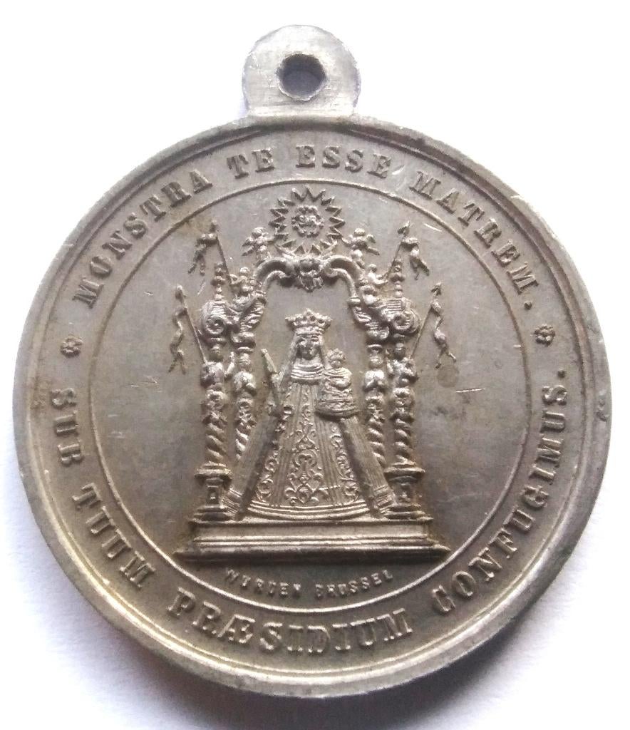 médaille 1863 875 ans de hanswijck mechelen Wurden, Enlèvement ou Envoi, Autres matériaux