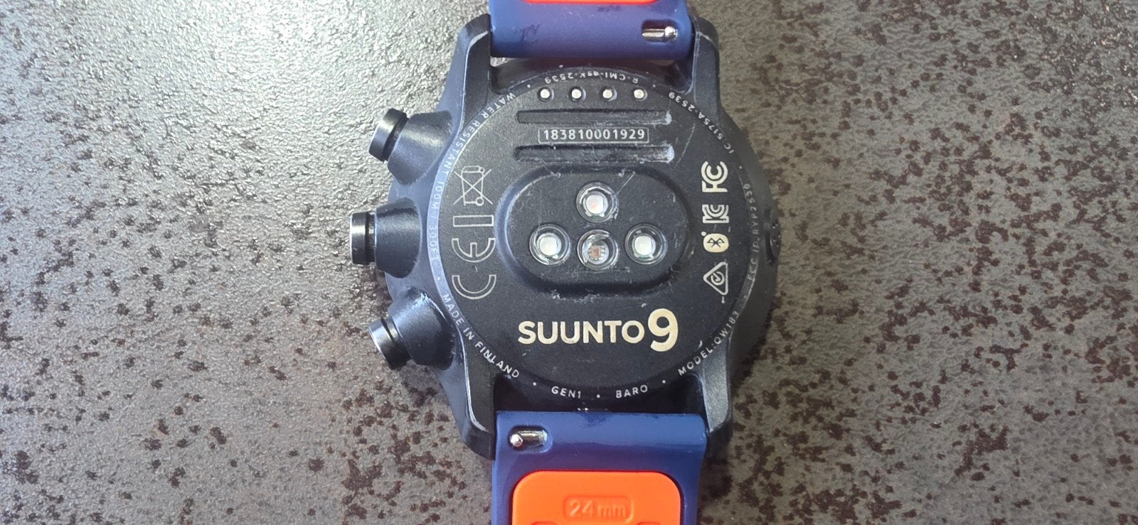 Sporthorloge suunto 9 baro, Envoi