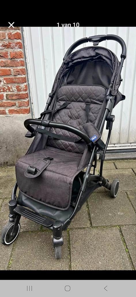 Reis buggy chicco vouw, Ophalen