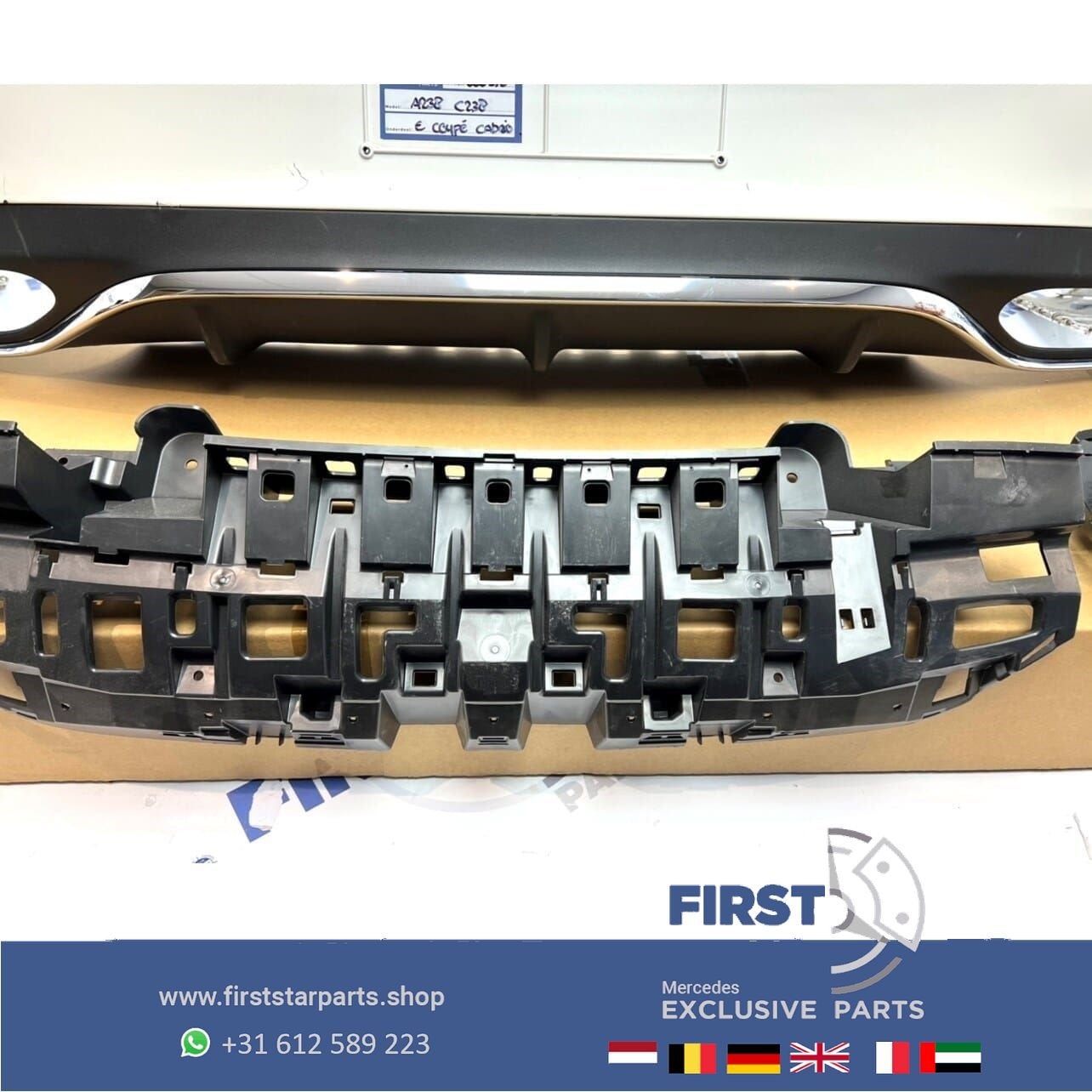 W238 A238 C238 AMG ACHTERBUMPER COMPLEET Mercedes E Klasse C, Auto-onderdelen, Gebruikt, -, Ophalen of Verzenden, Achter