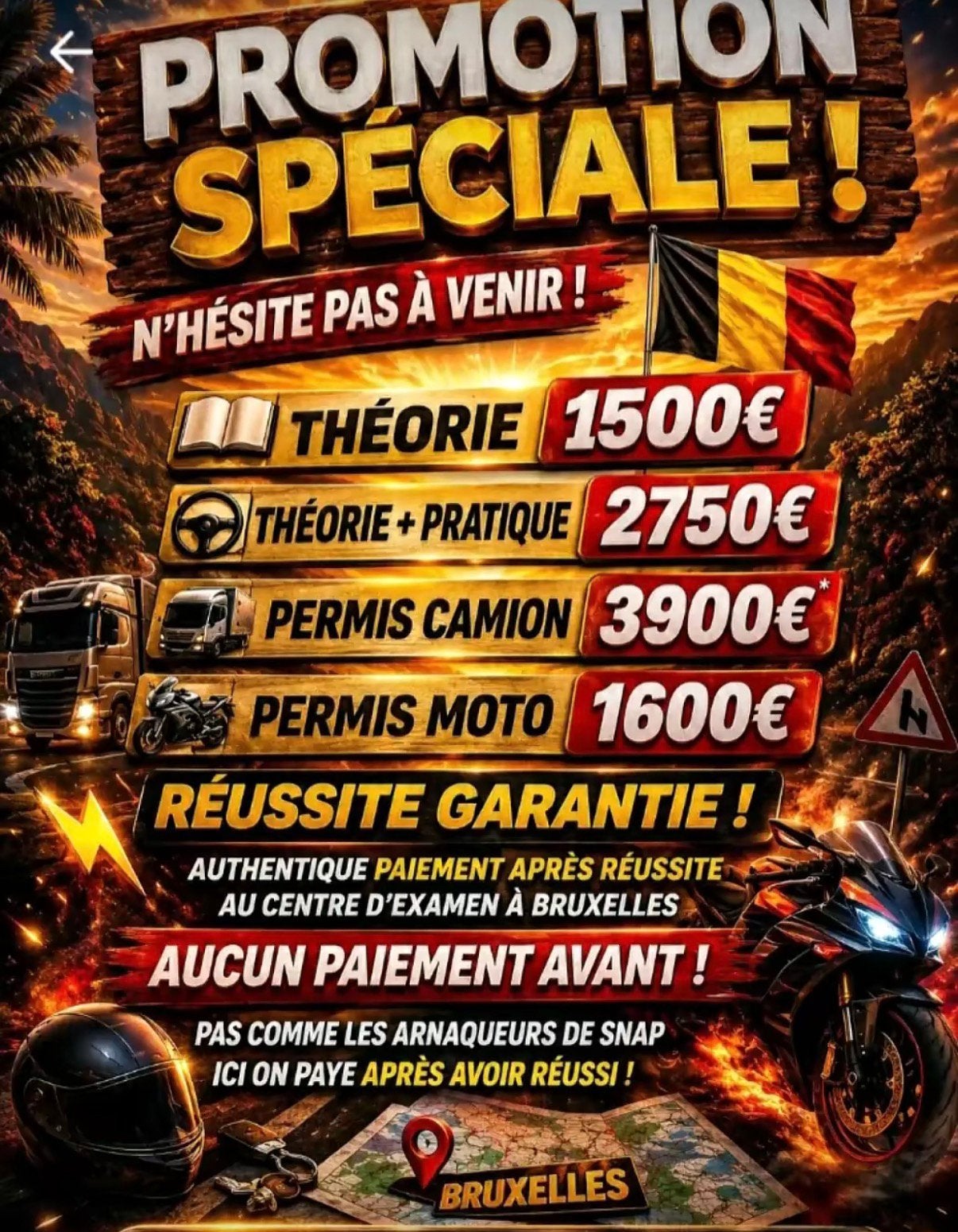 Belge disponible