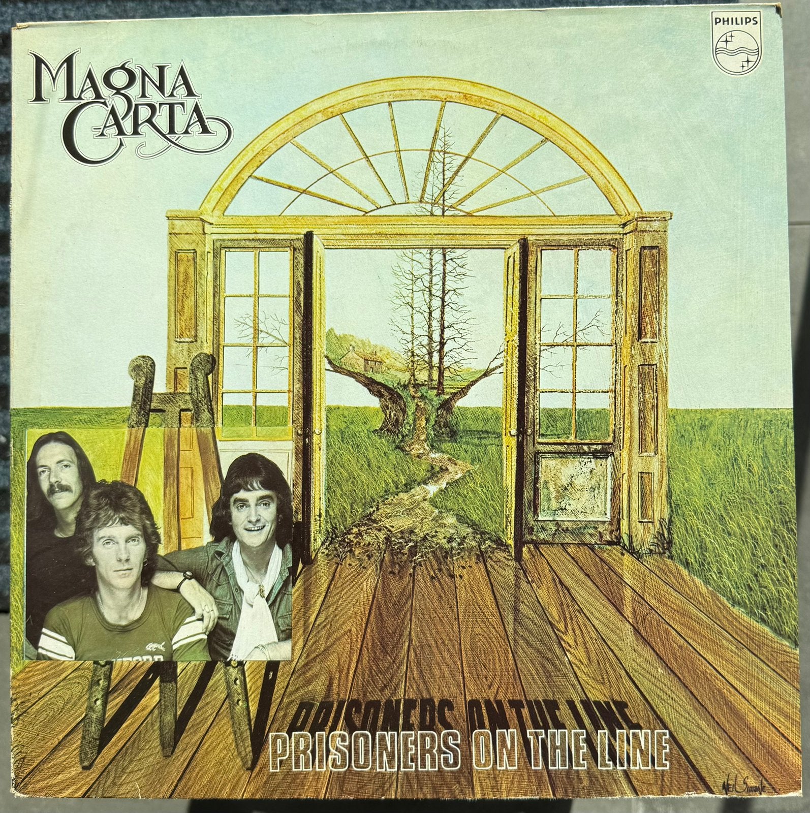 LP Magna Carta - Prisoners on the line, CD & DVD, Vinyles | Rock, Enlèvement ou Envoi, Utilisé, Folk rock, LP