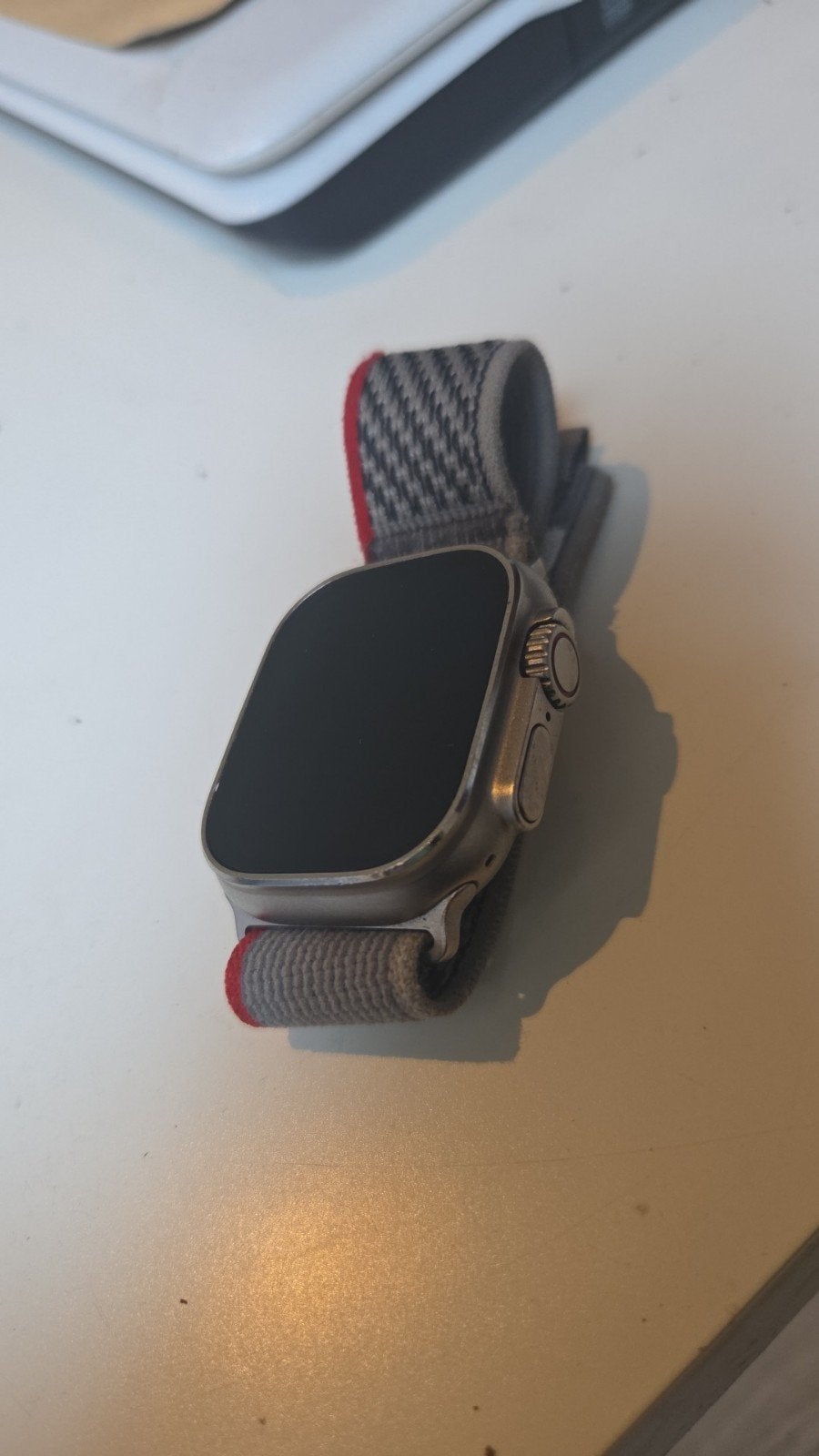 Applewatch Ultra 3 Titane, Étanche, Gris, Enlèvement ou Envoi, Apple Watch