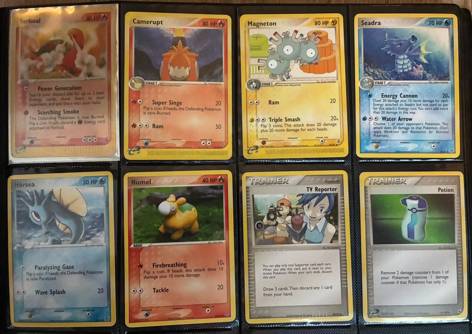 244 Vintage Pokémon kaarten — EX Series (2003/2006), Ophalen of Verzenden, Gebruikt, Meerdere kaarten