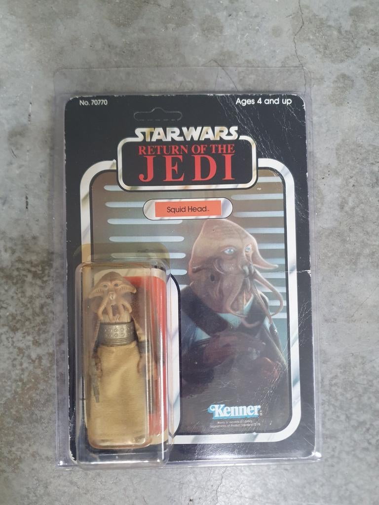 Star Wars Vintage Squid Head 77 back, Ophalen of Verzenden