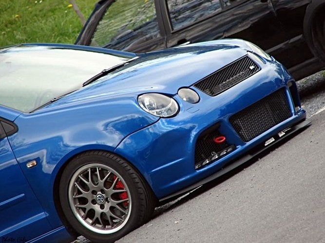 Cup Spoiler Splitter Geschikt Voor Volkswagen Lupo Mat Zwart, Envoi