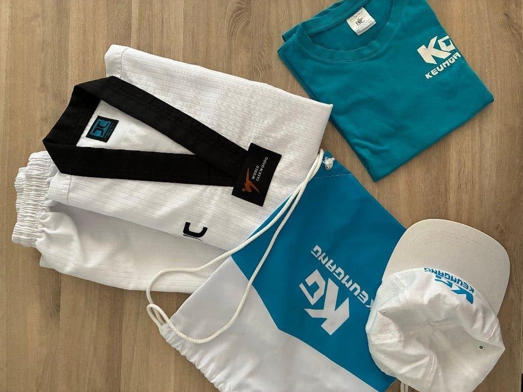 Keumgang Diest vechtsport starterspakket (9/11j - 134-150cm), Taille XS ou plus petite, Enlèvement, Taekwondo, Équipement d'arts martiaux