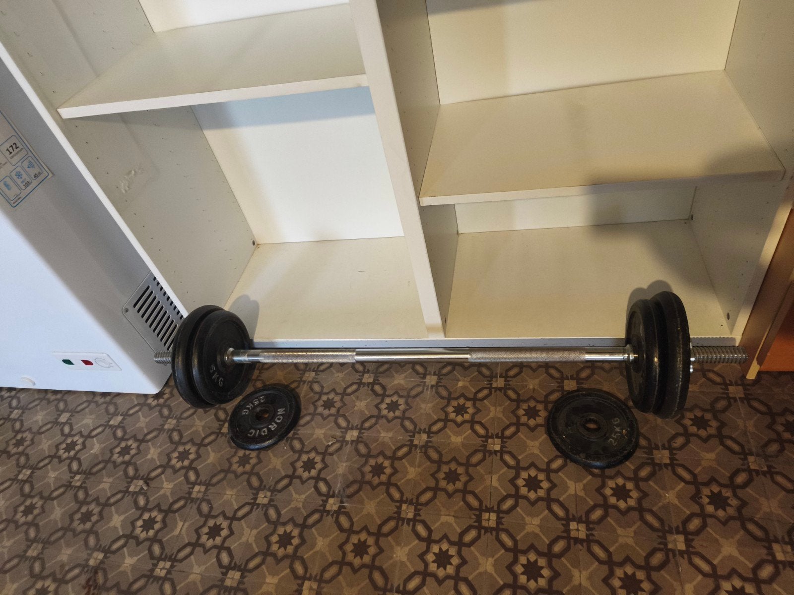 haltérophilie, Sport en Fitness, Fitnessmaterialen, Ophalen, Zo goed als nieuw, Rug, Halterstangen