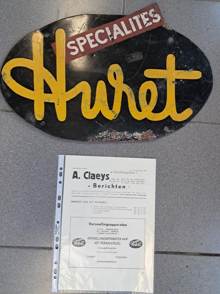 Huret Reclamebord, Enlèvement, Panneau publicitaire