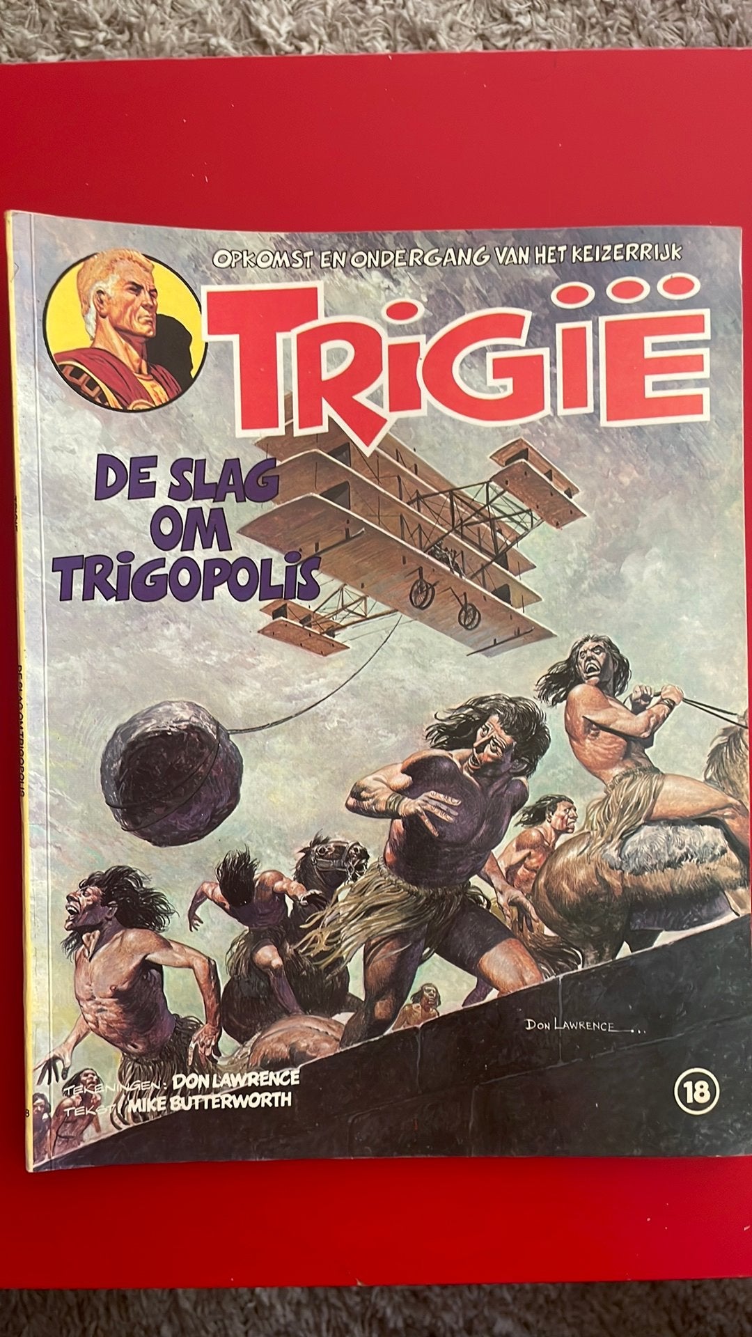 Trigië 18 - De slag om Trigopolis, Boeken, Ophalen of Verzenden, Gelezen, Don Lawrence