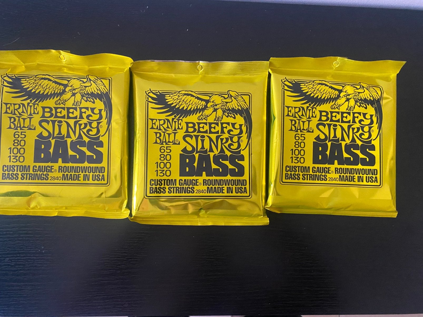 3 pack Beefy Slinky for bass, Ophalen of Verzenden