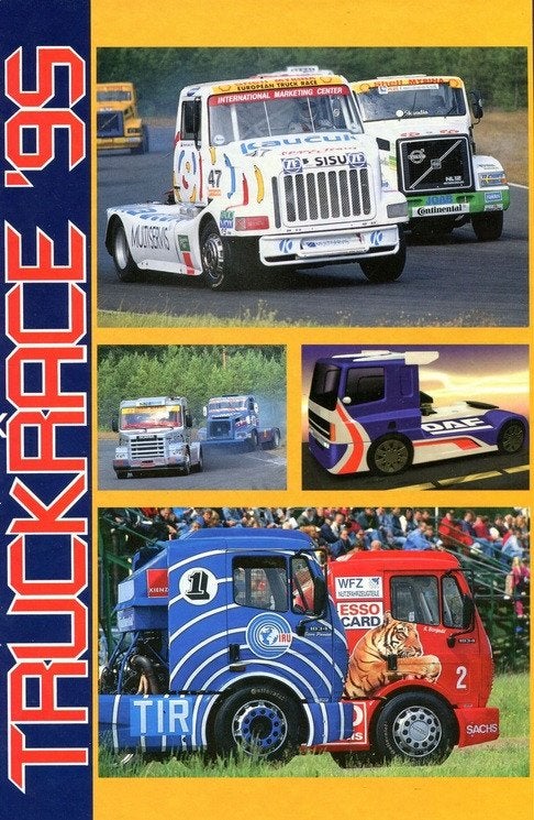 Annuaire Transporama Truckrace 1995/1996, Utilisé, Autres sujets/thèmes, Leo Nuyens, Envoi