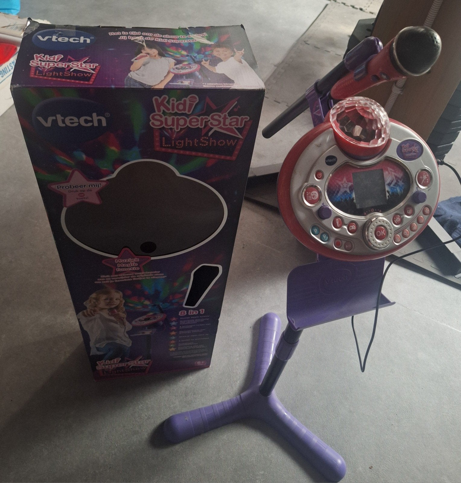 Vtech Kidi Superstar Lightshow (incl doos), Enlèvement, Comme neuf