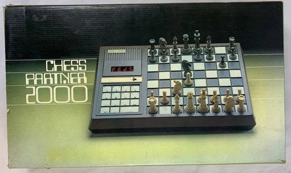 Ordinateur d'échecs SciSys Chess Partner 2000 Vintage Comple, Antiquités & Art, Envoi