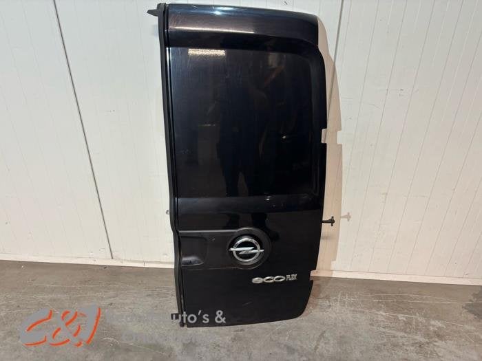 Portière arrière camionnette d'un Opel Combo (ZWART), -, Opel, 3 mois de garantie, Utilisé