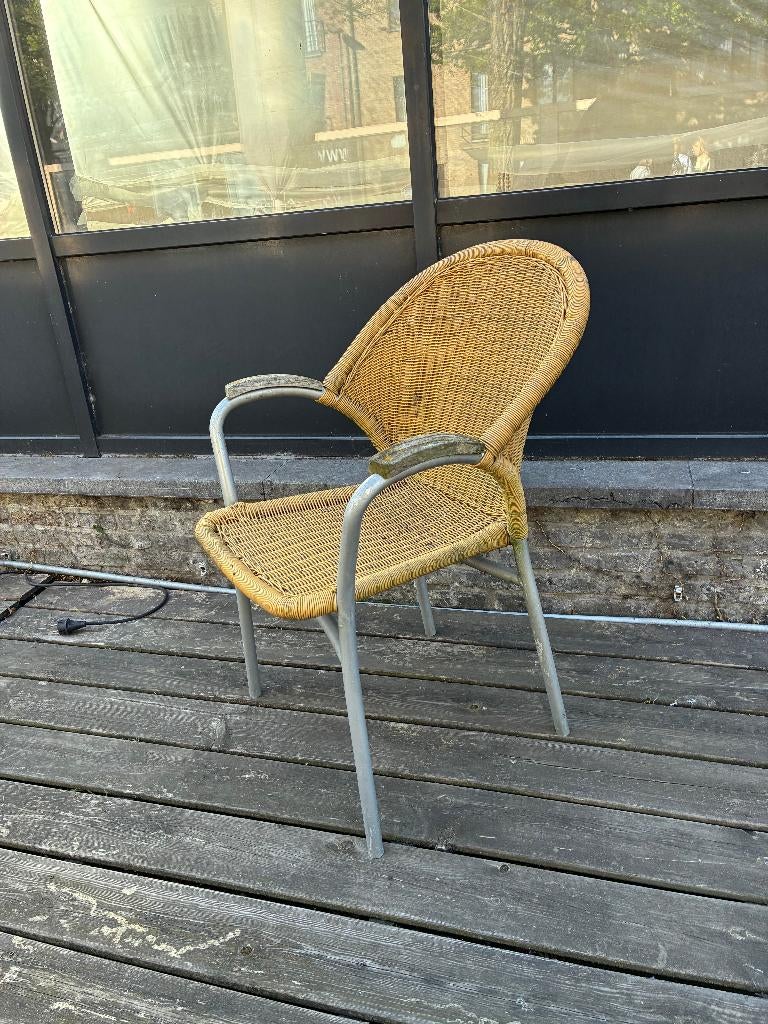 Stapelbare terrasstoelen, Ophalen, Gebruikt, Aluminium, Stapelbaar