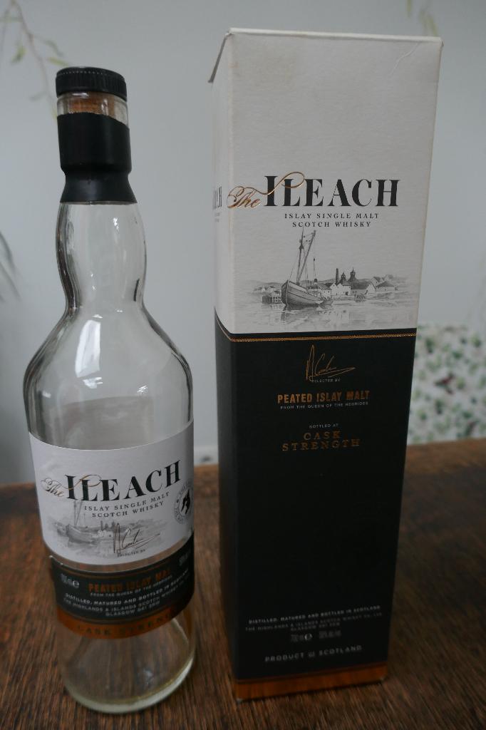 The Ileach whiskyfles met doos, Ophalen of Verzenden, Zo goed als nieuw, Overige typen